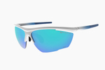 Спортивные очки Demetz Relief L / Matte White / Matte Blue Grey with Blue Mirror Cat.3