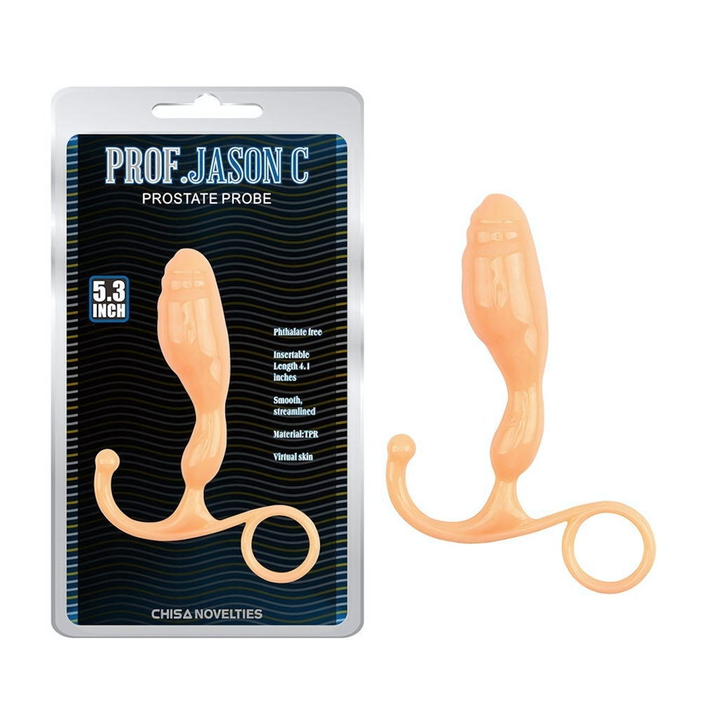 Массажер простаты Prostate Probe (Цвет: телесный)