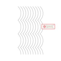 Линейка для стежки №21, 3 мм (aрт. Y21)