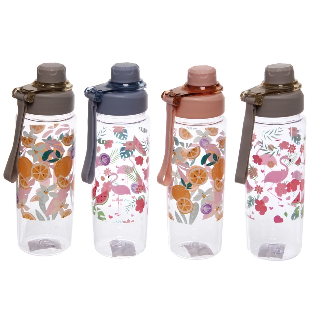 Бутылка питьевая пластиковая 650мл «Фруктовый взрыв», микс цветов