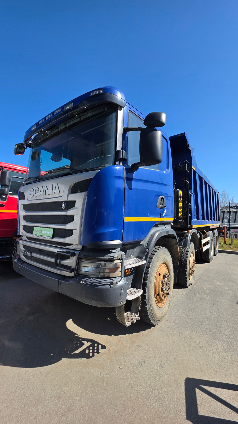 Scania G 8x4 Самосвал G480 CB8X8EHZ 	(Дизельный, 12,8 л, 480 л.с., МТ)