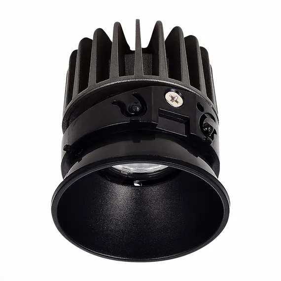 ST851.448.07 Светодиодный модуль Черный LED 1*7W 4000K 560Lm Ra90 36° IP20 D69xH75 220-240V(глянец) SHIFT