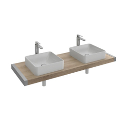 Раковина накладная Jacob Delafon Vox 40х40см. EVG102-00 без отверстия для смесителя