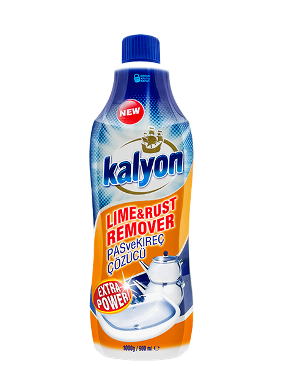 KALYON СРЕДСТВО ДЛЯ УДАЛЕНИЯ ИЗВЕСТИ И РЖАВЧИНЫ  900 мл x 12