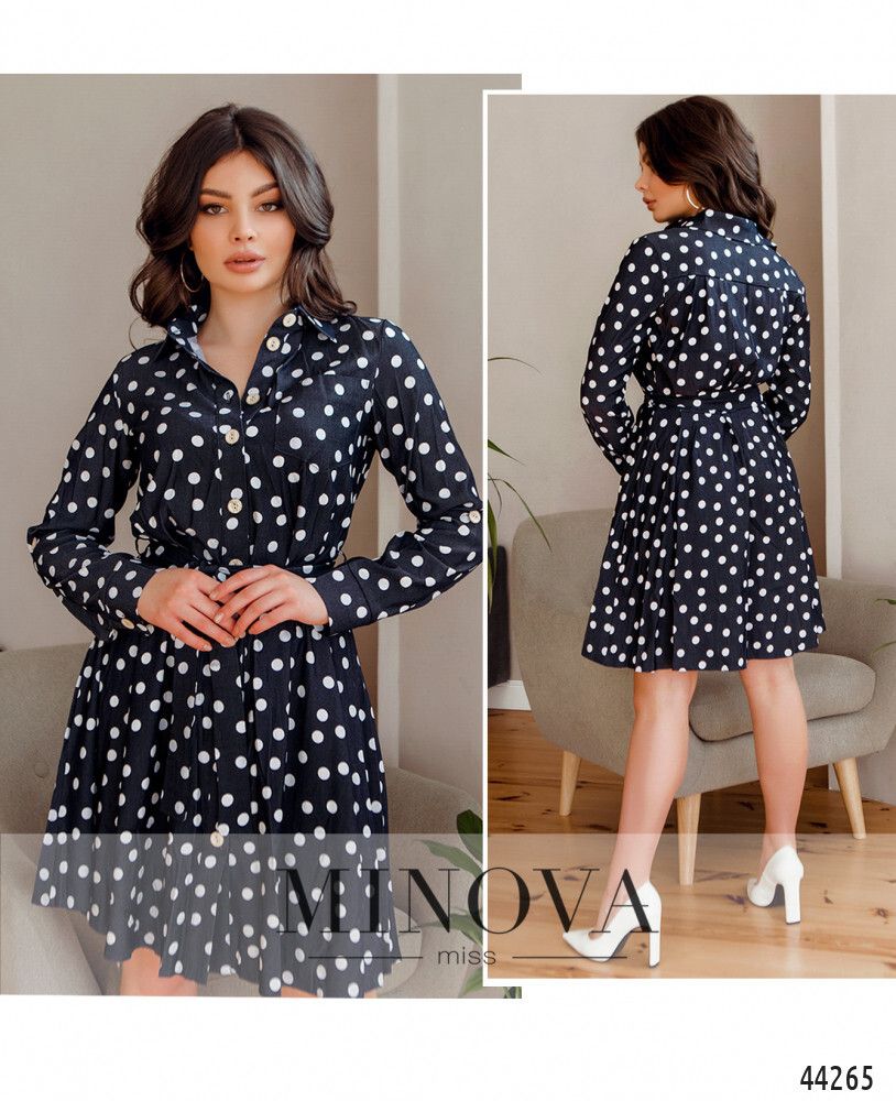 Платье 4119-синий Minova