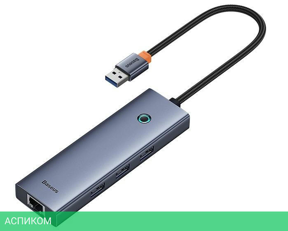 USB-хаб Baseus BS-OH109 Space Grey (B0005280A813-01)