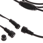 Гирлянда для улицы БАХРОМА «Мерцание» ш5м* в40/60см 180 ламп LED, черный провод, IP-65, Белый (возможность соединения)