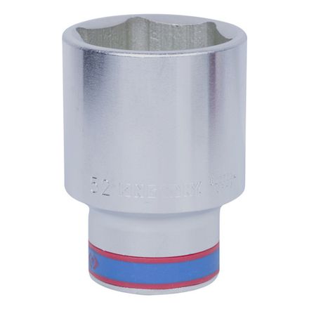 Цена на KING TONY (623552M) Головка торцевая глубокая шестигранная 3/4", 52 мм