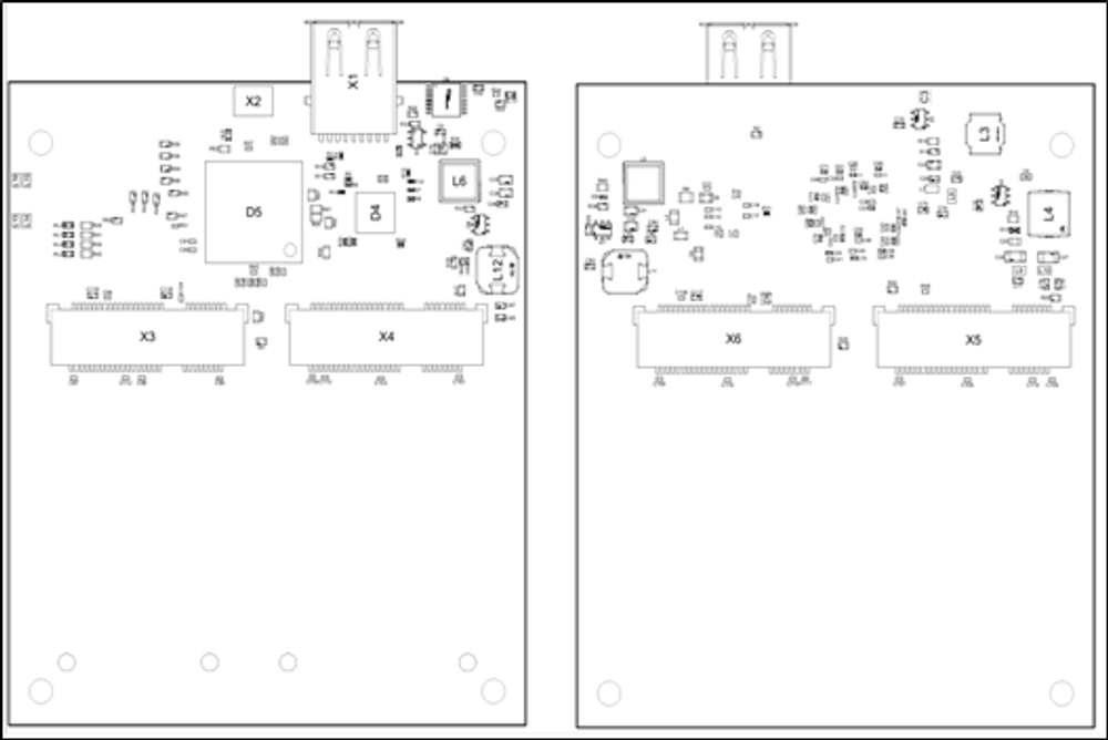Делитель mpcie на 4 mpcie с шлейфом