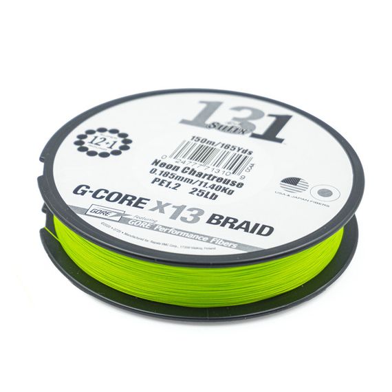 Леска плетеная SUFIX 131 ярко-зеленый 150 м 0.185 мм 11,4 кг