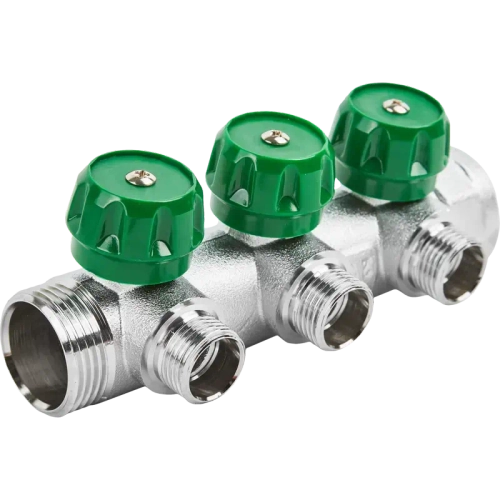 Коллектор регулир. 1"х1/2" на 3 вых.