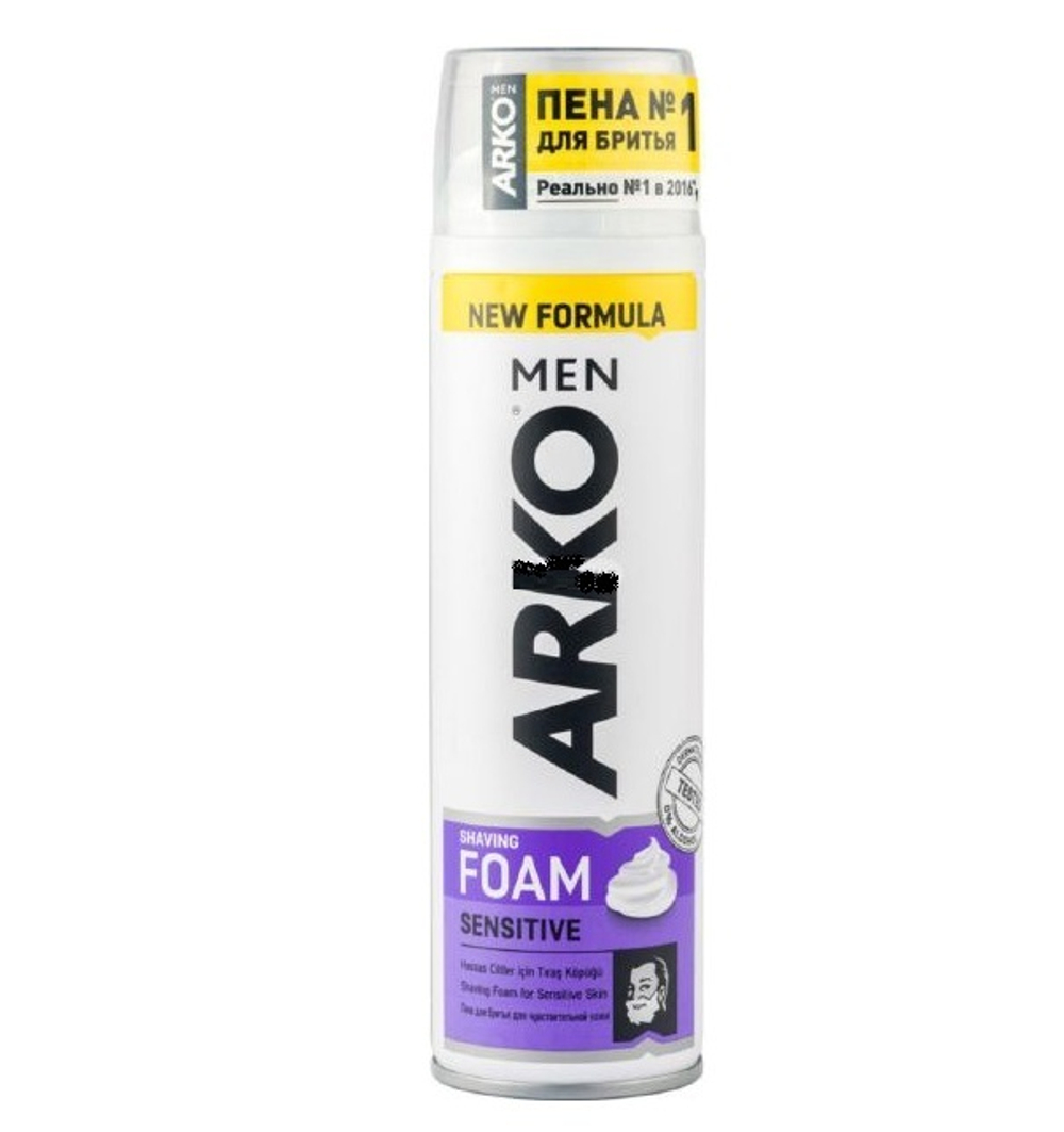 Arko Men Пена для бритья Sensitive, для чувствительной кожи, 200 мл