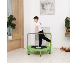 Батут с поручнем DFC JUMPFIT 36'' зеленый