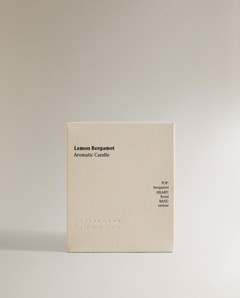 Zara Home - Ароматическая свеча lemon bergamot, 200 г