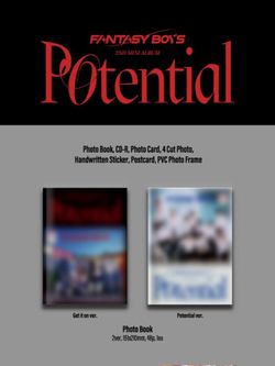 Альбом FANTASY BOYS - POTENTIAL 2nd Mini Album 2 Version SET