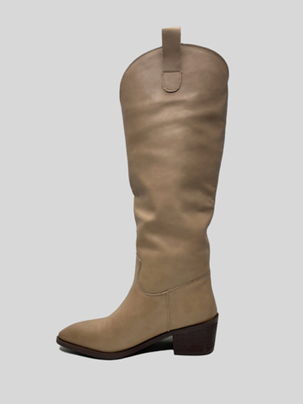 Сапоги-казаки Balizza RM-28 кожаные однотонные