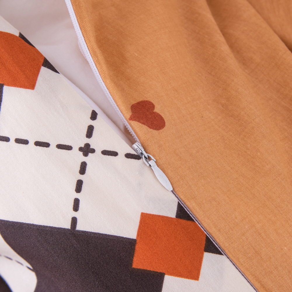 КПБ Сатин 100% хлопок C588, 2 спальный, наволочки 50-70 2 шт