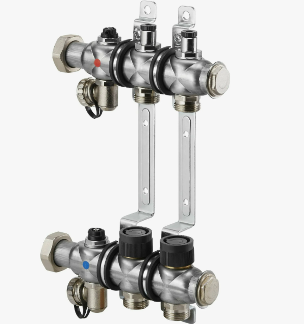 Коллектор Oventrop Multidis SF 1" на 9 контуров с регулирующими вставками (1404559)