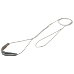 V.I.PET Ринговка с кольцом круглая c кожаным расширением, 2,5*17