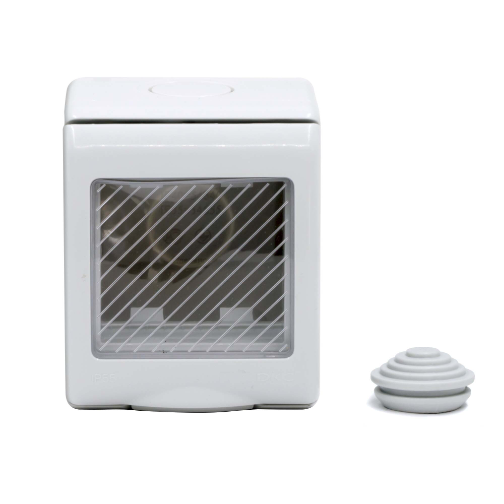 Модульная настен. коробка для эл/устан. изделий VIVA, IP55,2мод. DKC