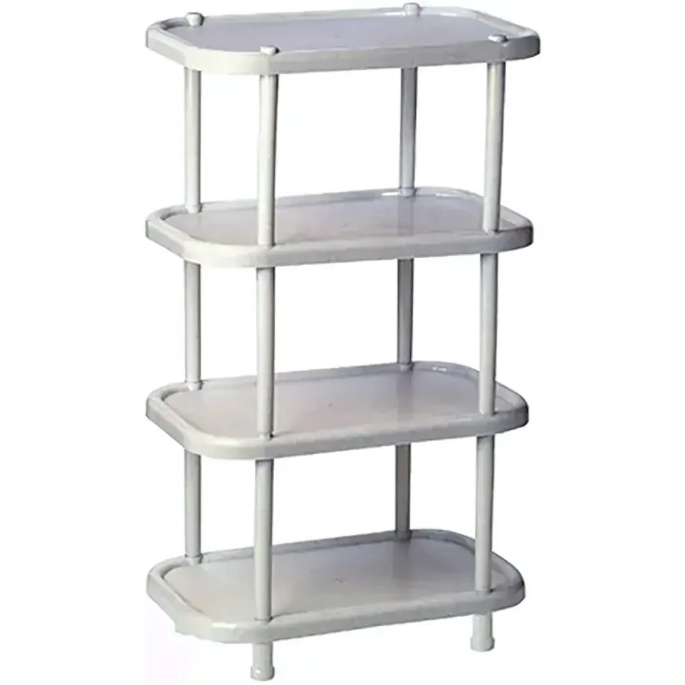 Полка овальная (4 секции) Мраморный 0,827,307х0,492м