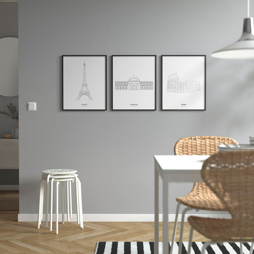 IKEA BILD  (ИКЕА БИЛД)  -  Плакат, Музей Прадо, Мадрид, 40x50 см.