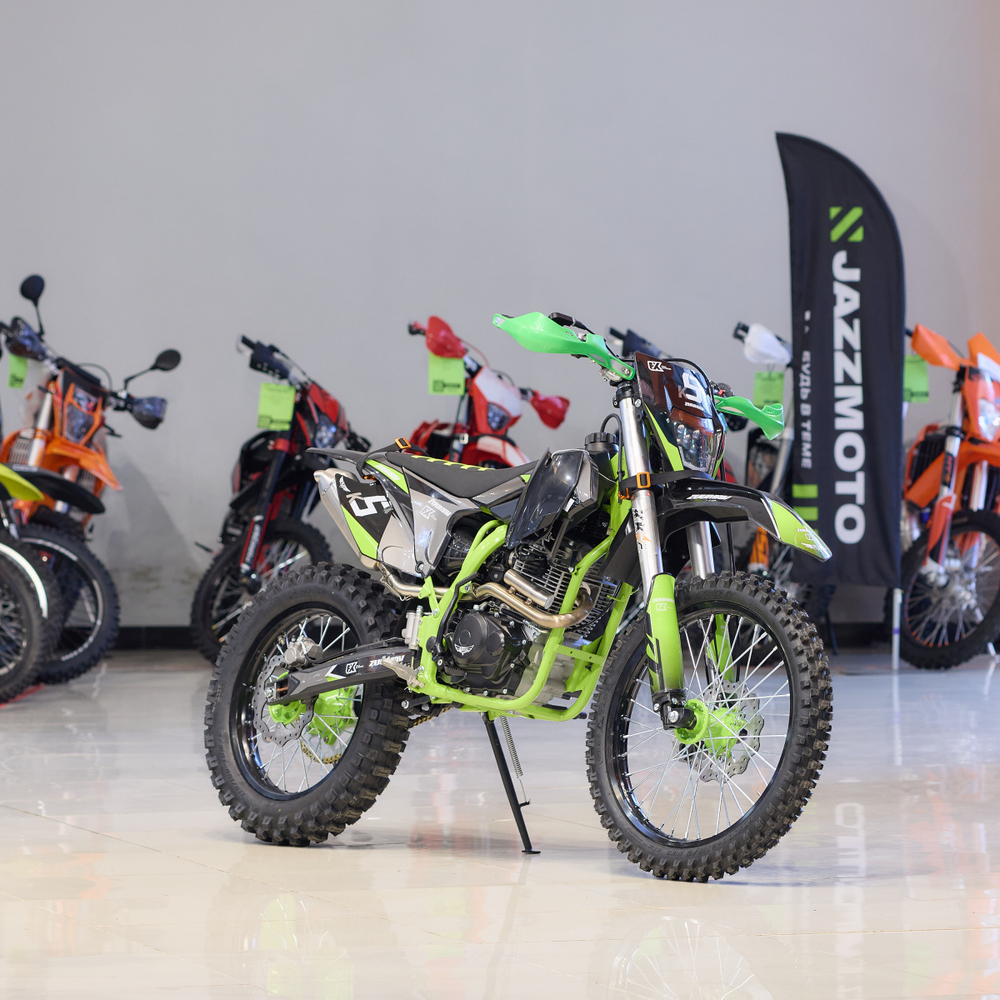 Мотоцикл кроссовый Zuumav FX K5 LITE 250CC Green 21/18