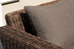 "Капучино" лаунж-зона из искусственного ротанга, цвет коричневый