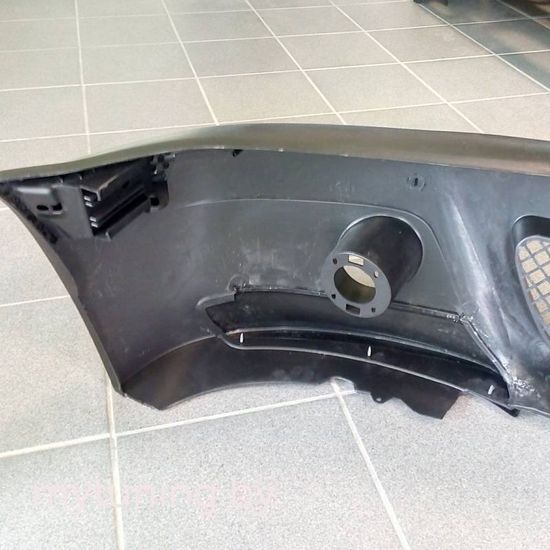 Передний бампер CSL LOOK CARBON для BMW E46 coupe