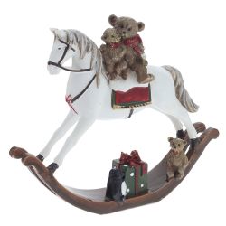 GAEM Фигурка декоративная "Лошадка-качалка", L13,5 W2,5 H11,5 см