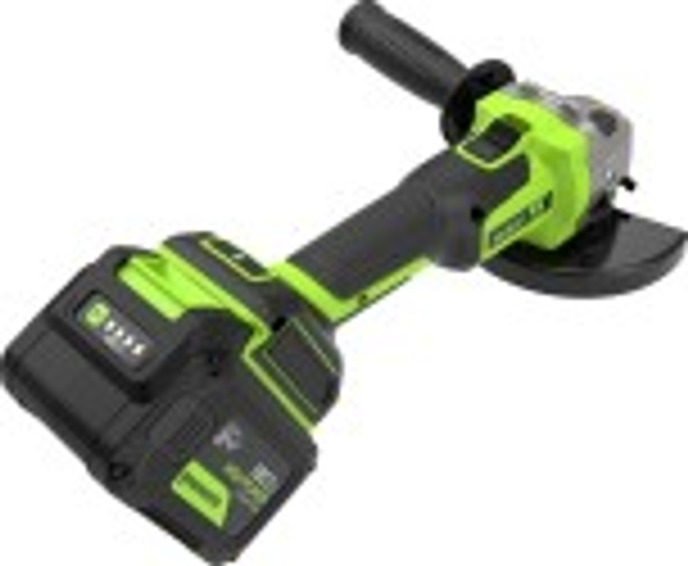 Угловая шлифмашина аккумуляторная GREENWORKS AG590 24V, АКБ 8Ач и ЗУ 3201007CUH