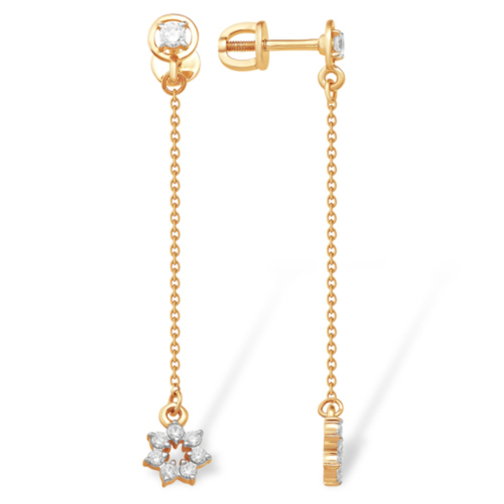 Серьги из золота 585 пробы