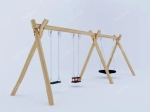 Качели двойные (2 сиденья и гнездо)