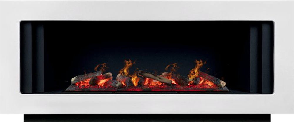 Каминокомплект Line CRM - Санд сноу с очагом Design L1000RF 3D PS/LOG