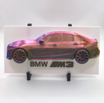 3d модель автомобиля BMW M3 (G80)(вид сбоку)
