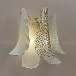 Бра Cloyd WASABI W2 / выс. 33 см - керамика - золото (арт.20406)