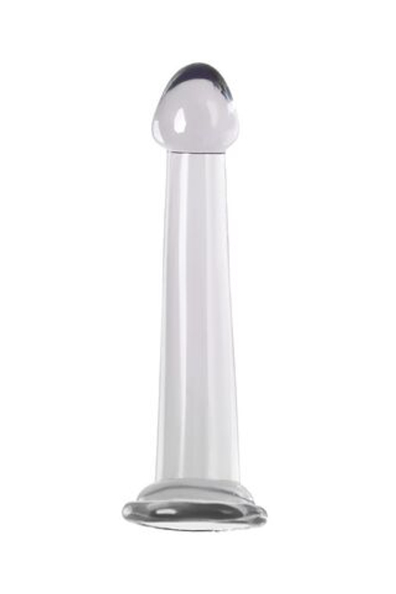 Прозрачный фаллоимитатор Jelly Dildo S - 15,5 см.