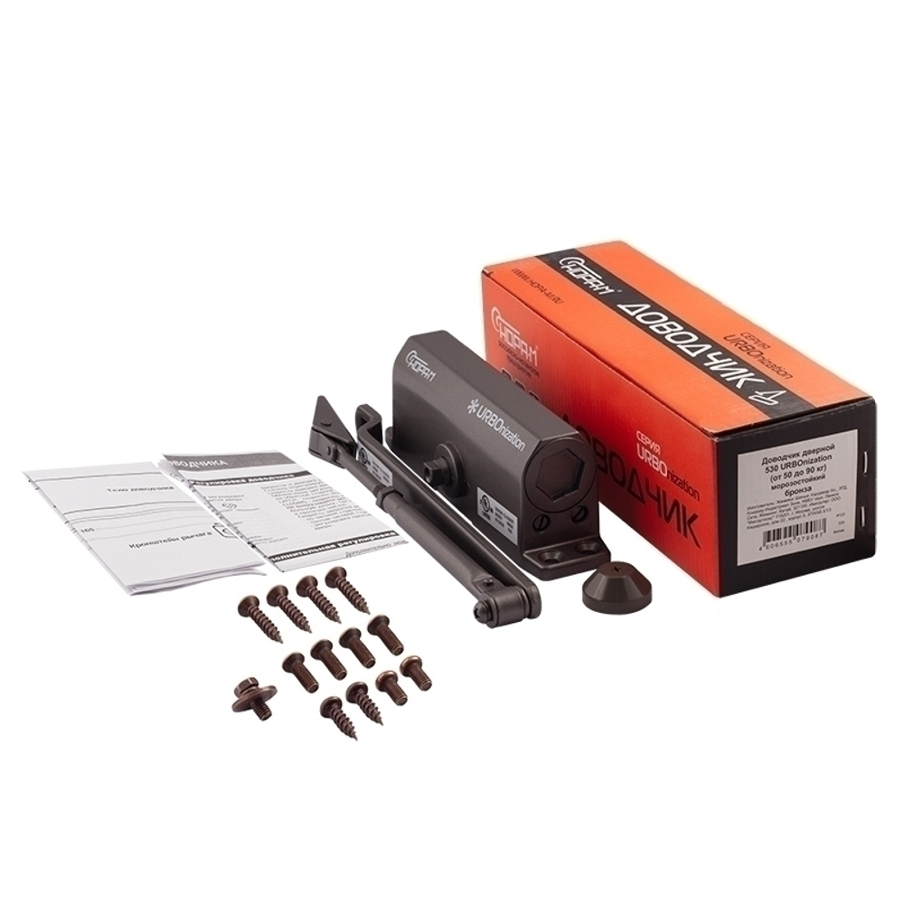 Доводчик дверной 530 URBOnization от 50 до 90 кг