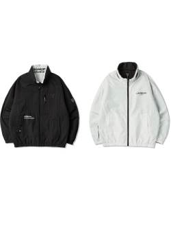 Двусторонняя куртка с высоким воротом