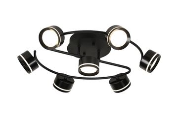 9493/6+1 BLACK (1) Люстра (RL)