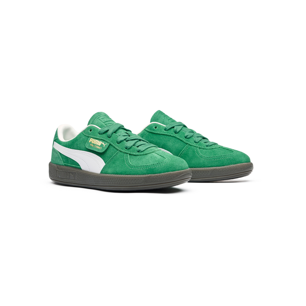 Кроссовки Puma Palermo Jr "Archive Green White"