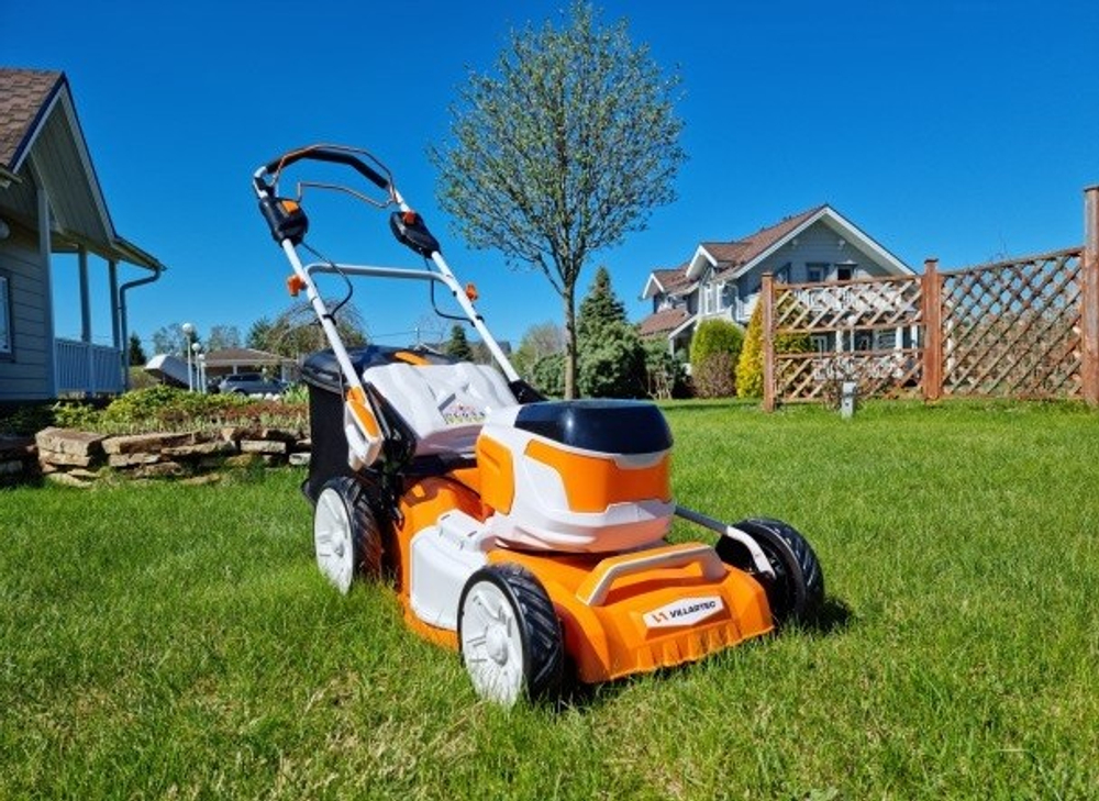 Газонокосилка аккумуляторная VILLARTEC MA 4046T Set (AM405; AC402) MA4046TSet