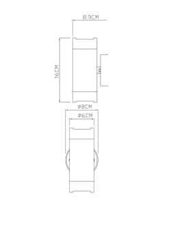Бра-подсветка уличная Arte Lamp Atlas A3503AL-2WH