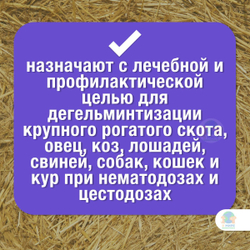Фебтал, гранулы для орального применения, 0,5 кг. Фенбендазол.