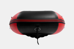 Надувная лодка GLADIATOR E450PRO красно-черный
