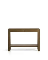 Консоль Arelida из дуба со светло-коричневой отделкой, 112 x 80 см