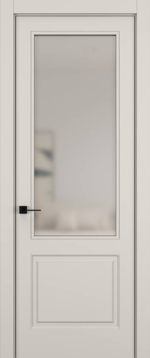 Дверь 02V HARMONY Матовый Серый песок