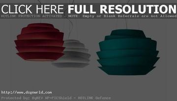 replica   Le Soleil pendant red