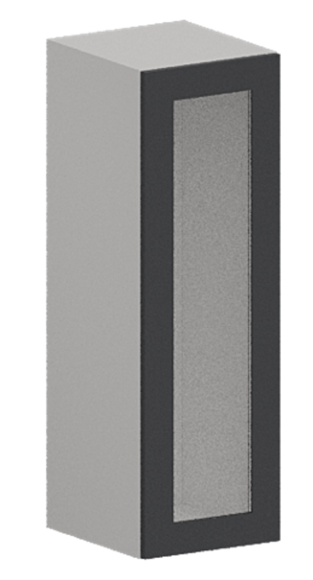 Кухня Модуль ШВС 309 Графит / Графит Софт