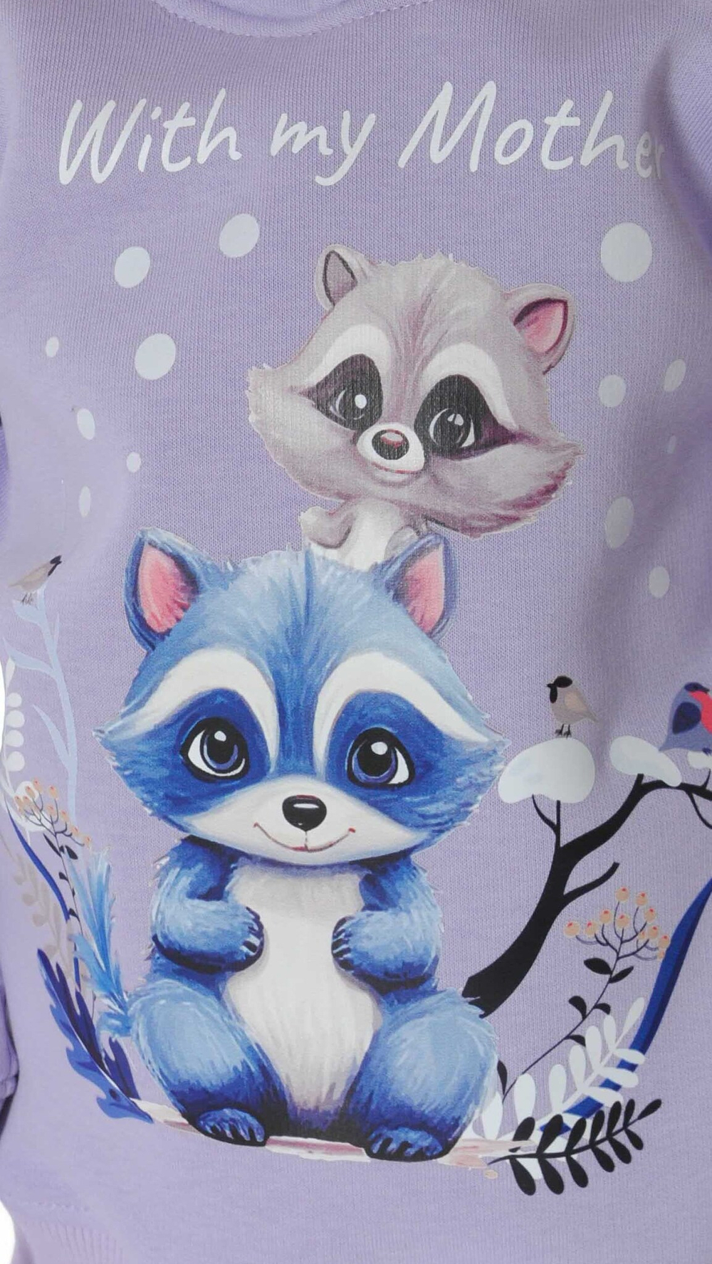 Комплект трикотажный с начесом для девочки 2-8 лет Fleur de Vie